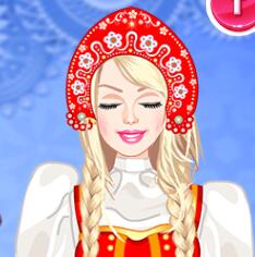 Barbie As Princess: Russian, Japanese, Arabian  and Indian