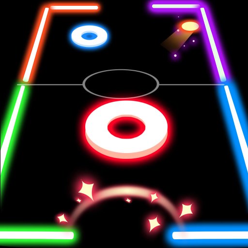 Glow Hockey mobile